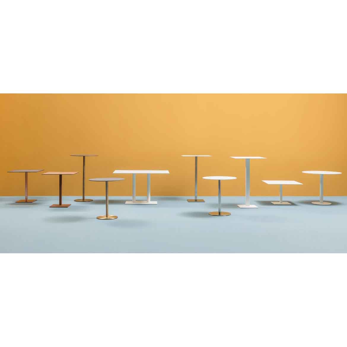 Inox 605 szögletes alacsony asztalláb